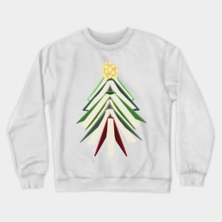 Bookmas tree (christmas) Crewneck Sweatshirt